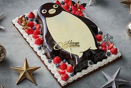 Suicaのペンギンが特別なクリスマスケーキに ホテルメトロポリタンで新デザイン4種の予約受付開始
